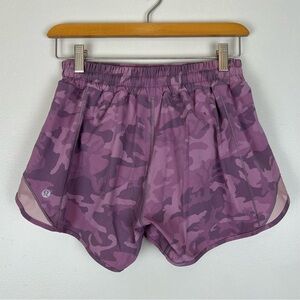 Lululemon Hotty Hot Short II *4” Incognito Camo Pink Taupe Size 6